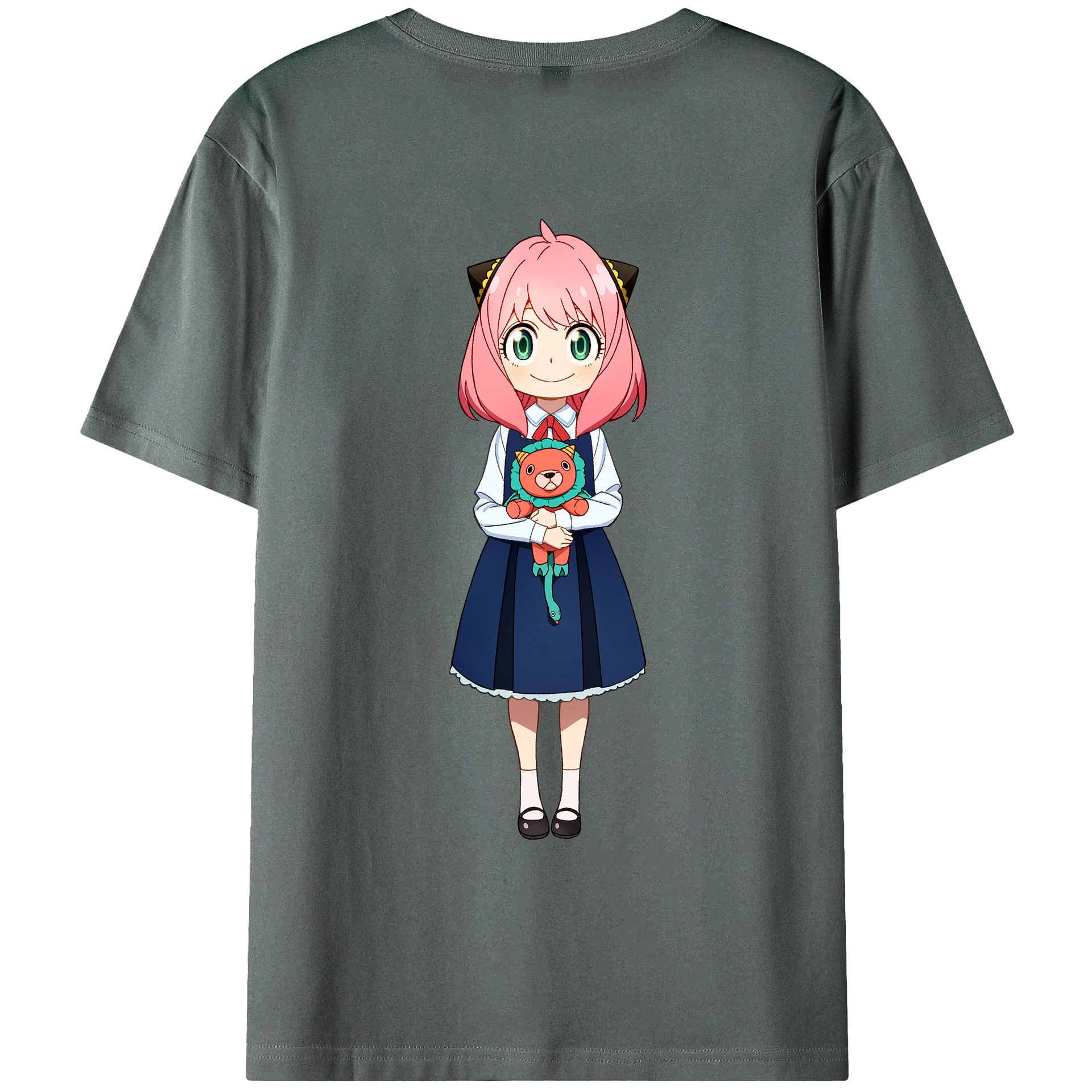 （画像用） SPY×FAMILY间谍家家酒 綿100％ メンズ半袖Tシャツ（バックプリント） 通気性